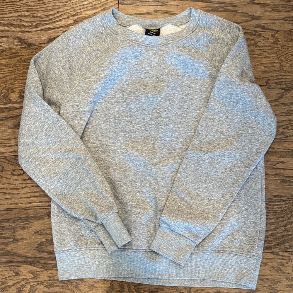 Athletic Works Light Gray Crewneck Sweater